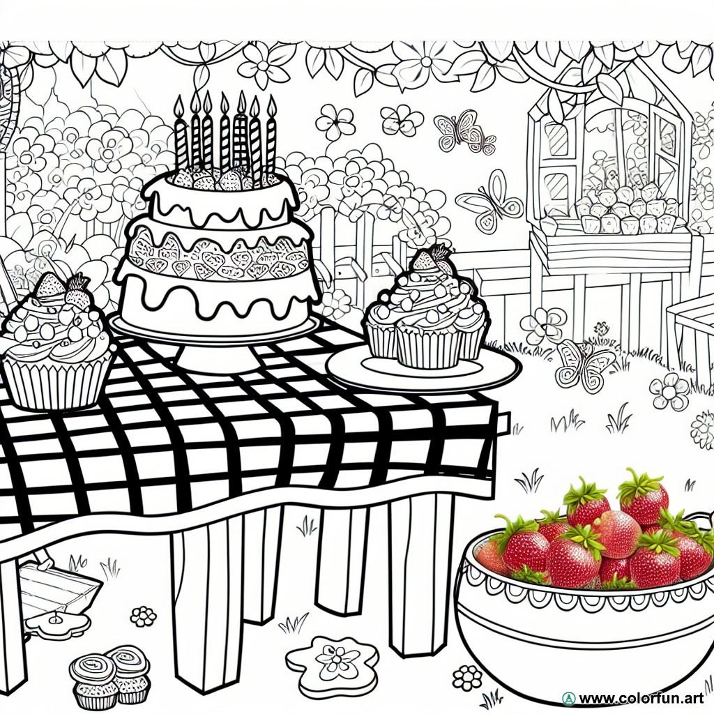 coloring page sweetness