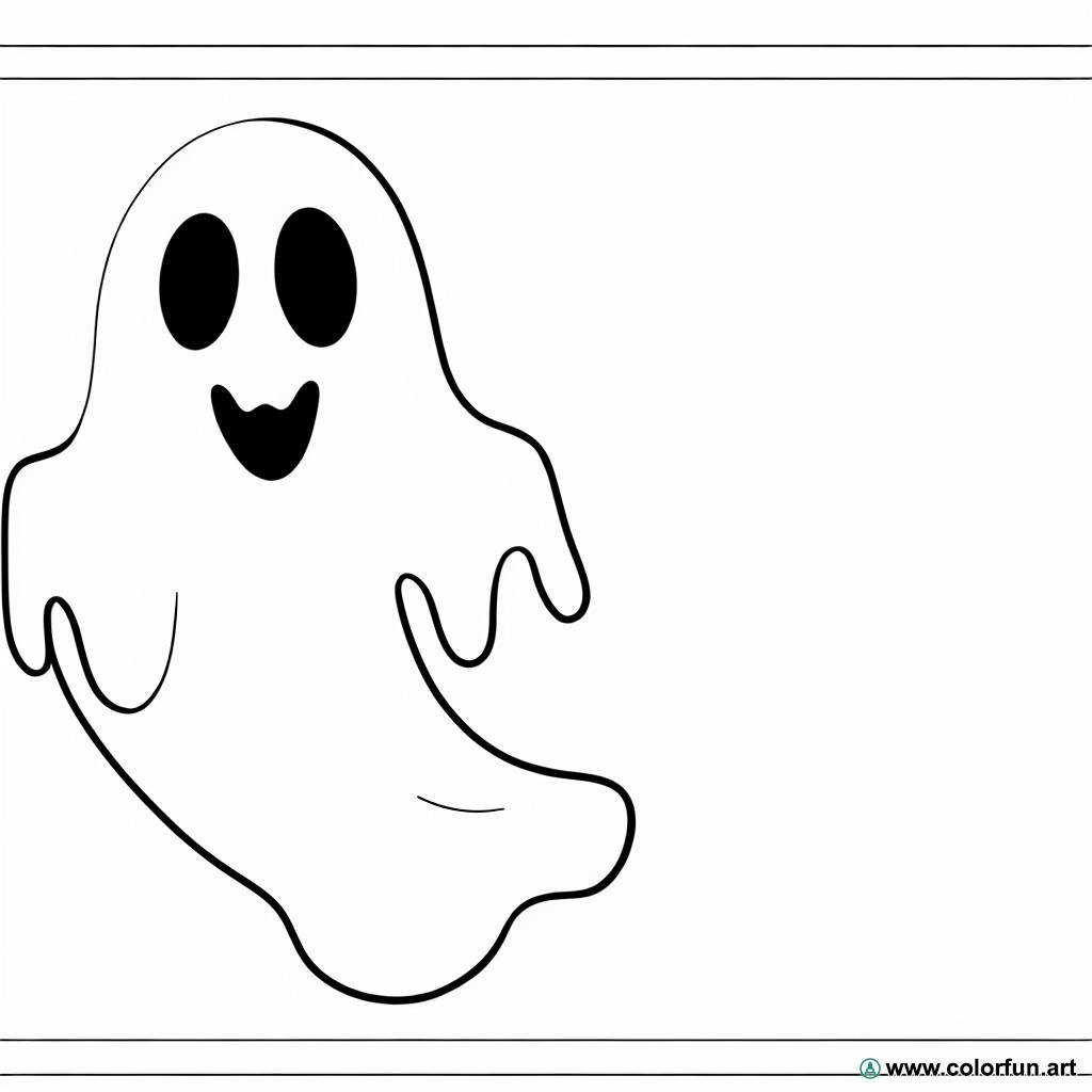 coloring page spectral ghost