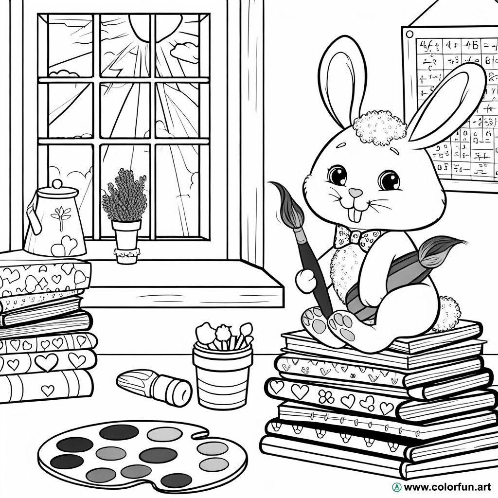 Original coloring page gift
