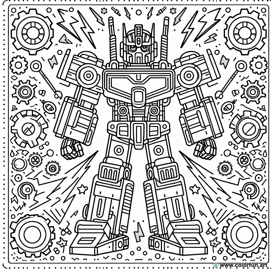 transformers rise of the beast coloring page