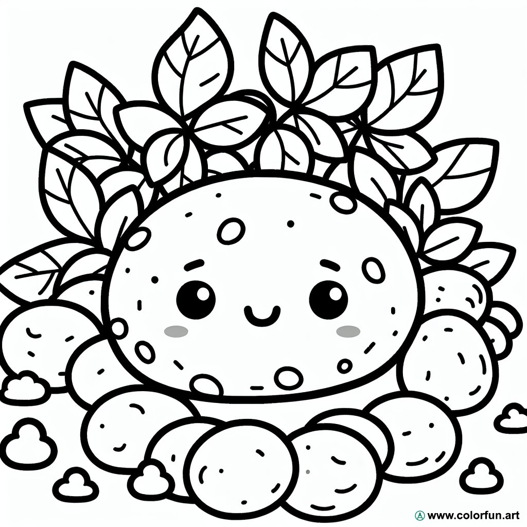 coloring page easy apple
