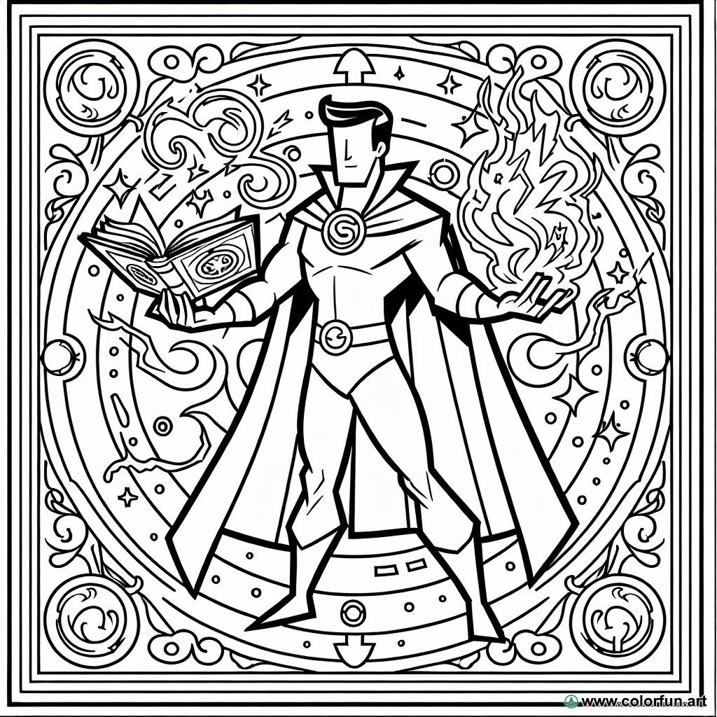 Doctor Strange coloring page