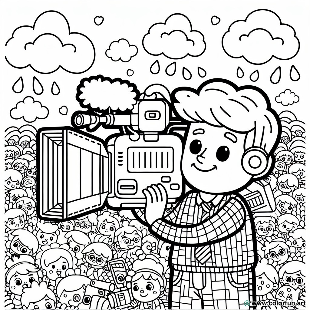 coloring page video