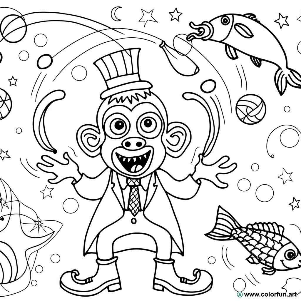 hilarious coloring page