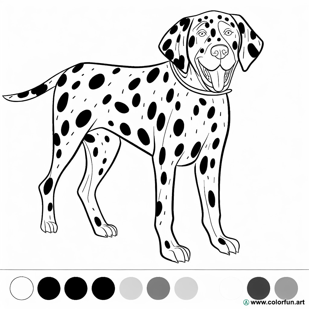 coloring page 101 dalmatians virtual