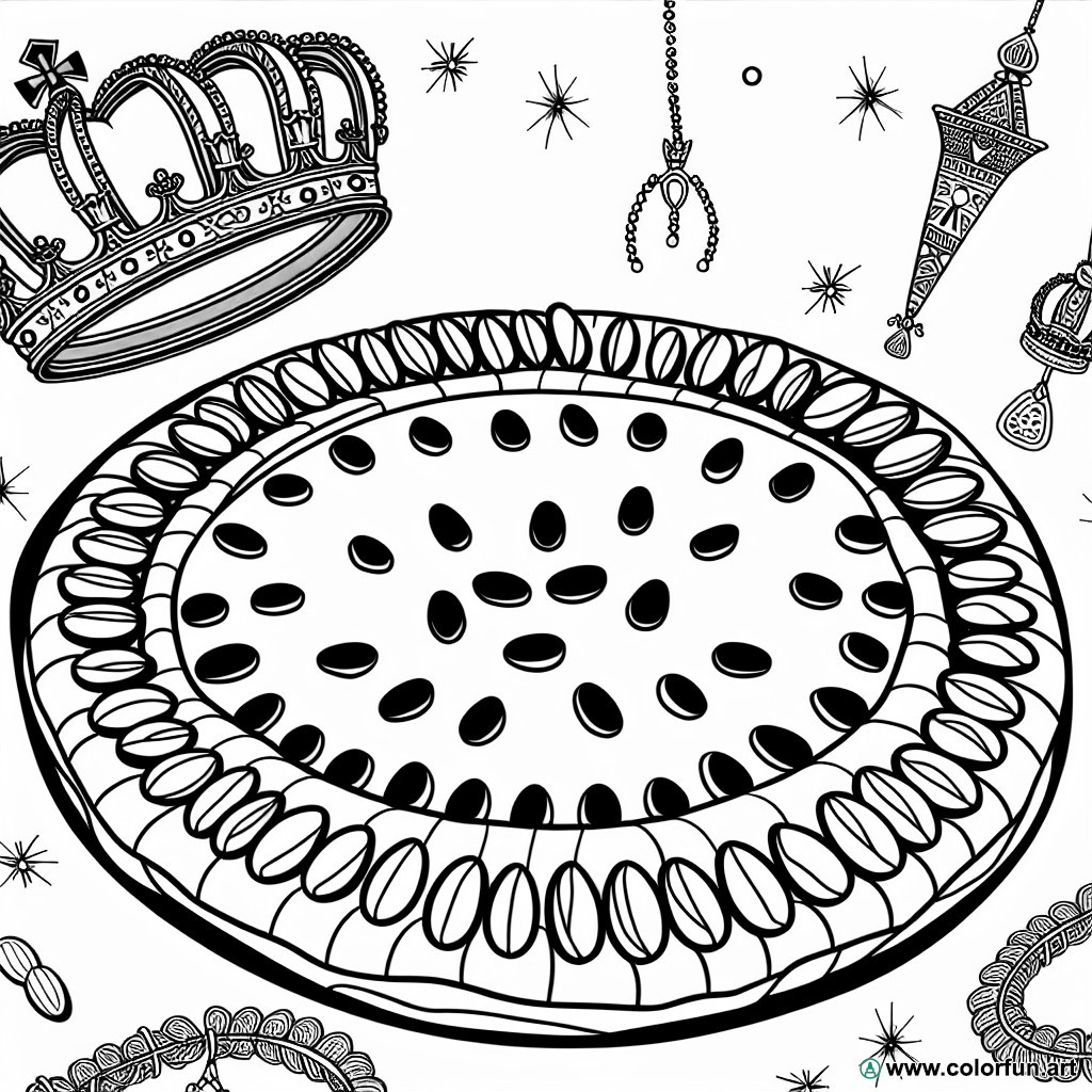 Traditional coloring page 