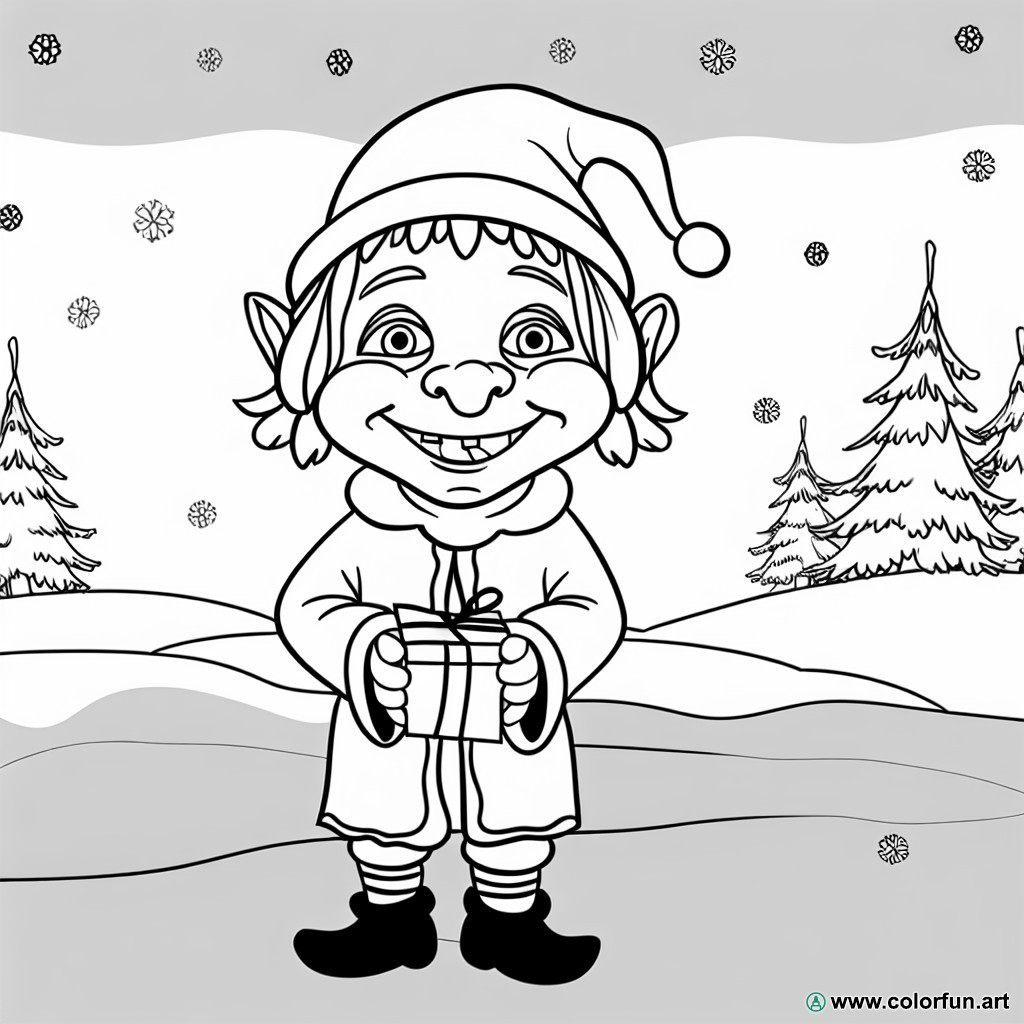 grinch child coloring page