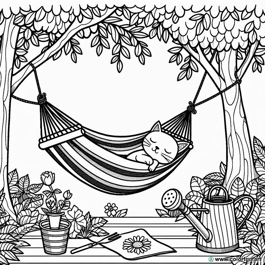 coloring page relaxation child