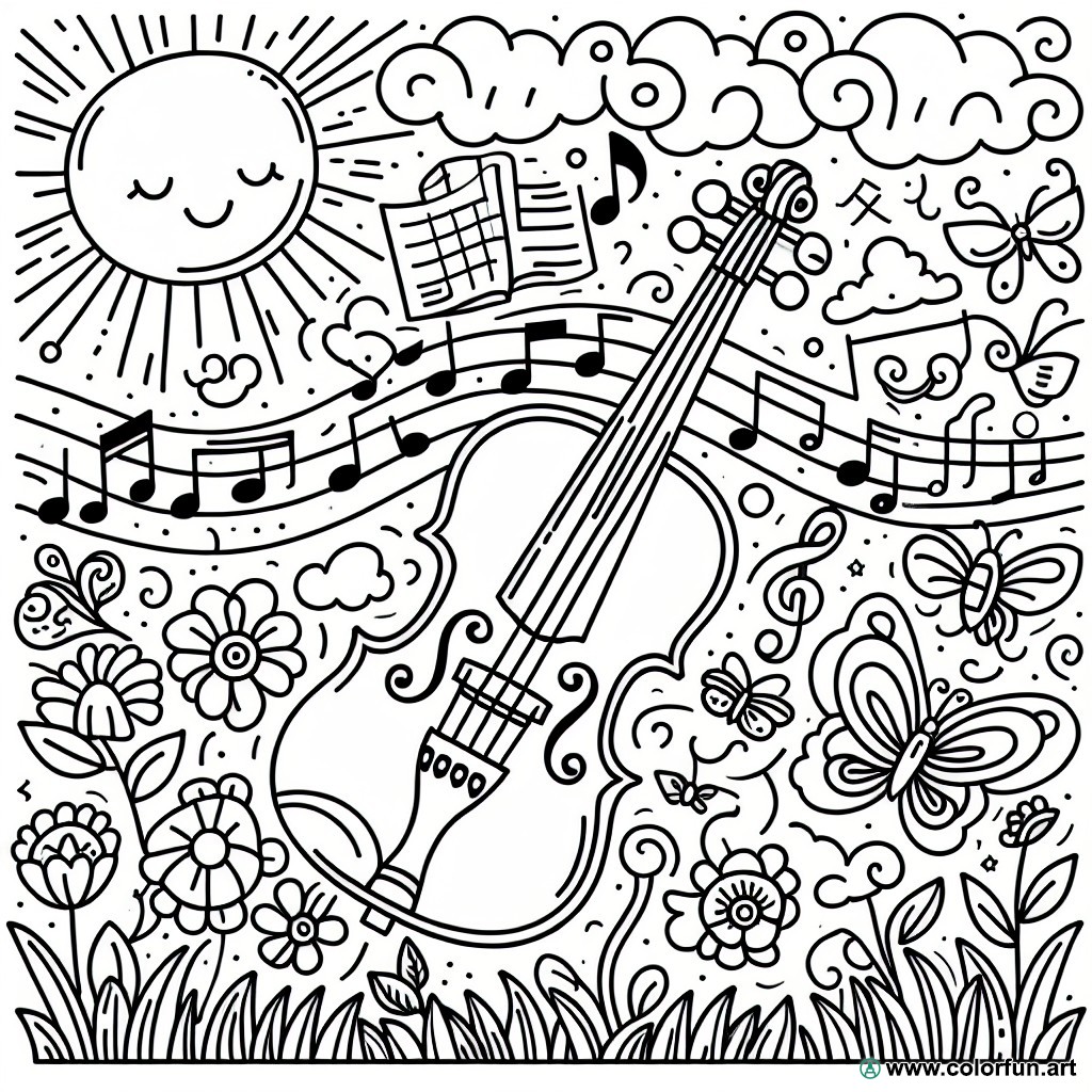 Vivaldi coloring page
