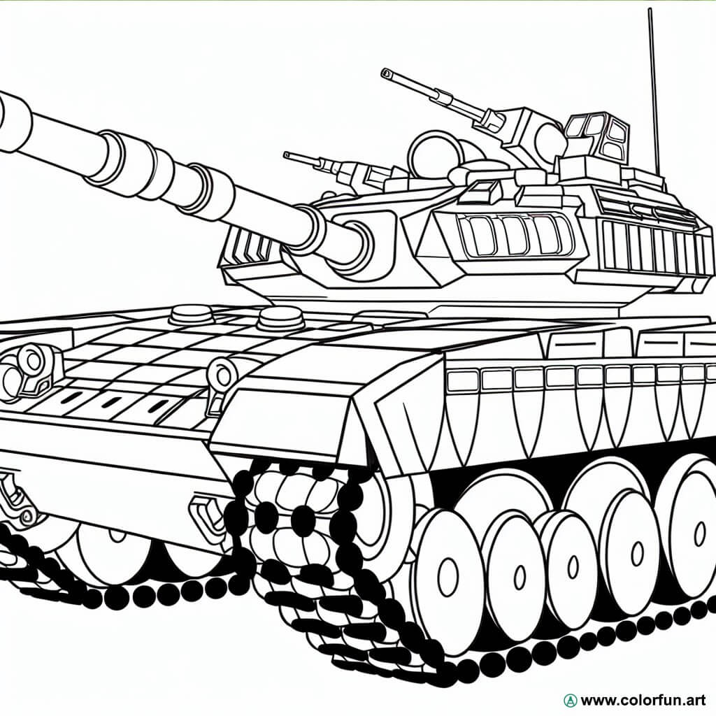 ```
coloring page war tank
```