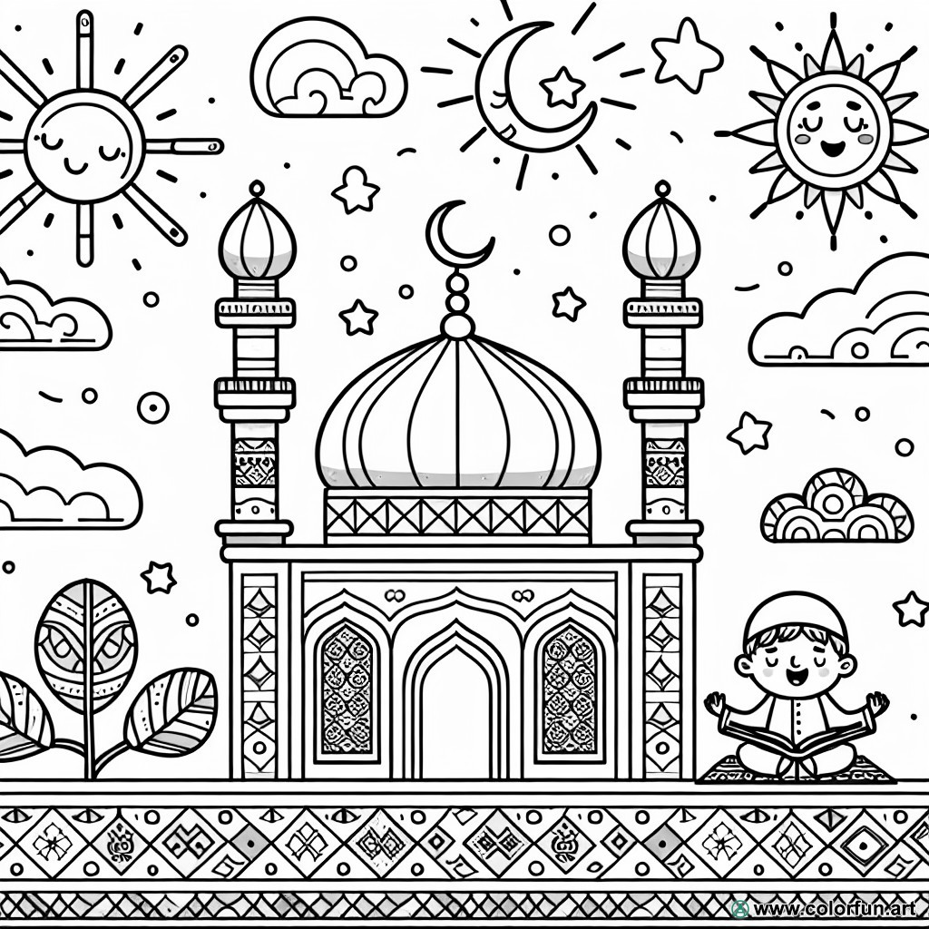 Religious coloring pages for children