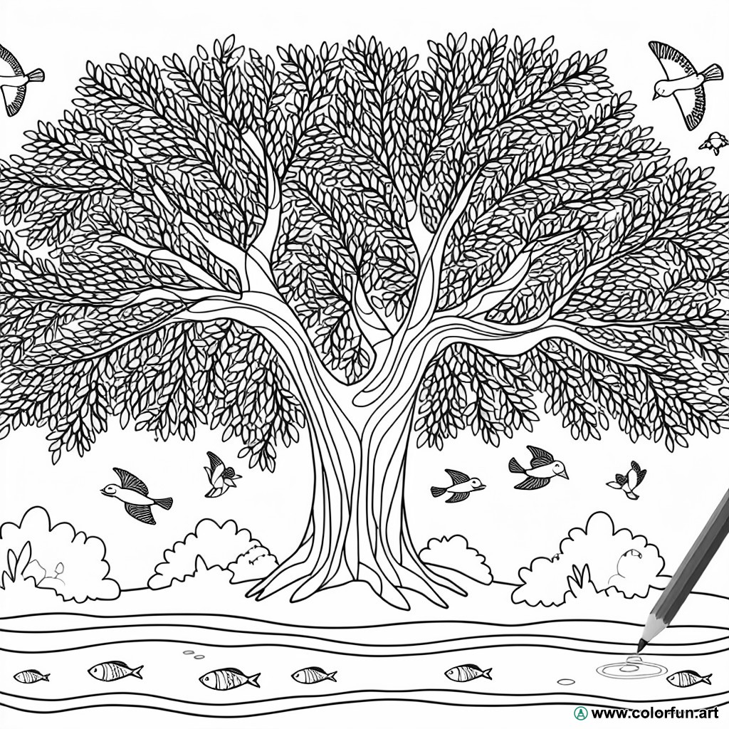 coloring page ecology