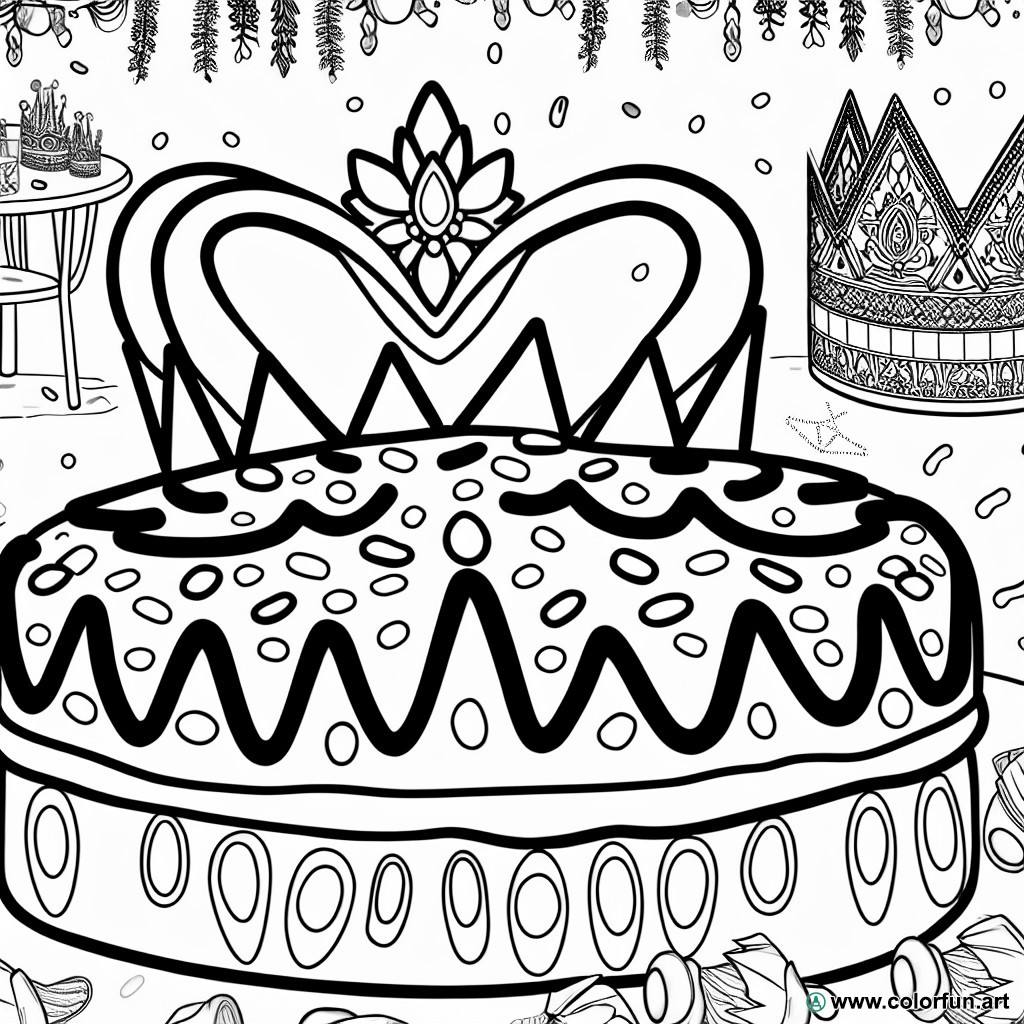 coloring page happy Epiphany