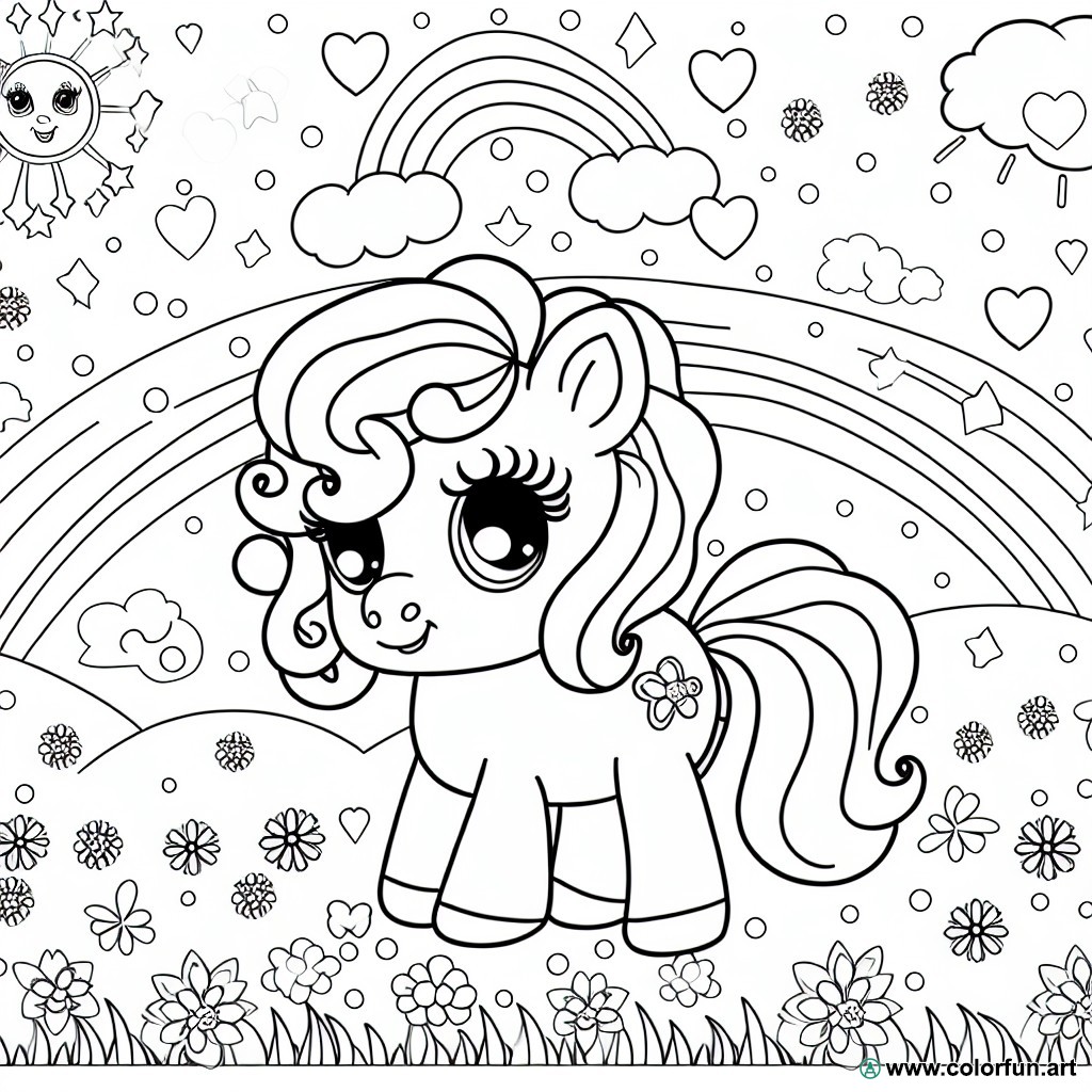Coloring page my little pony the movie