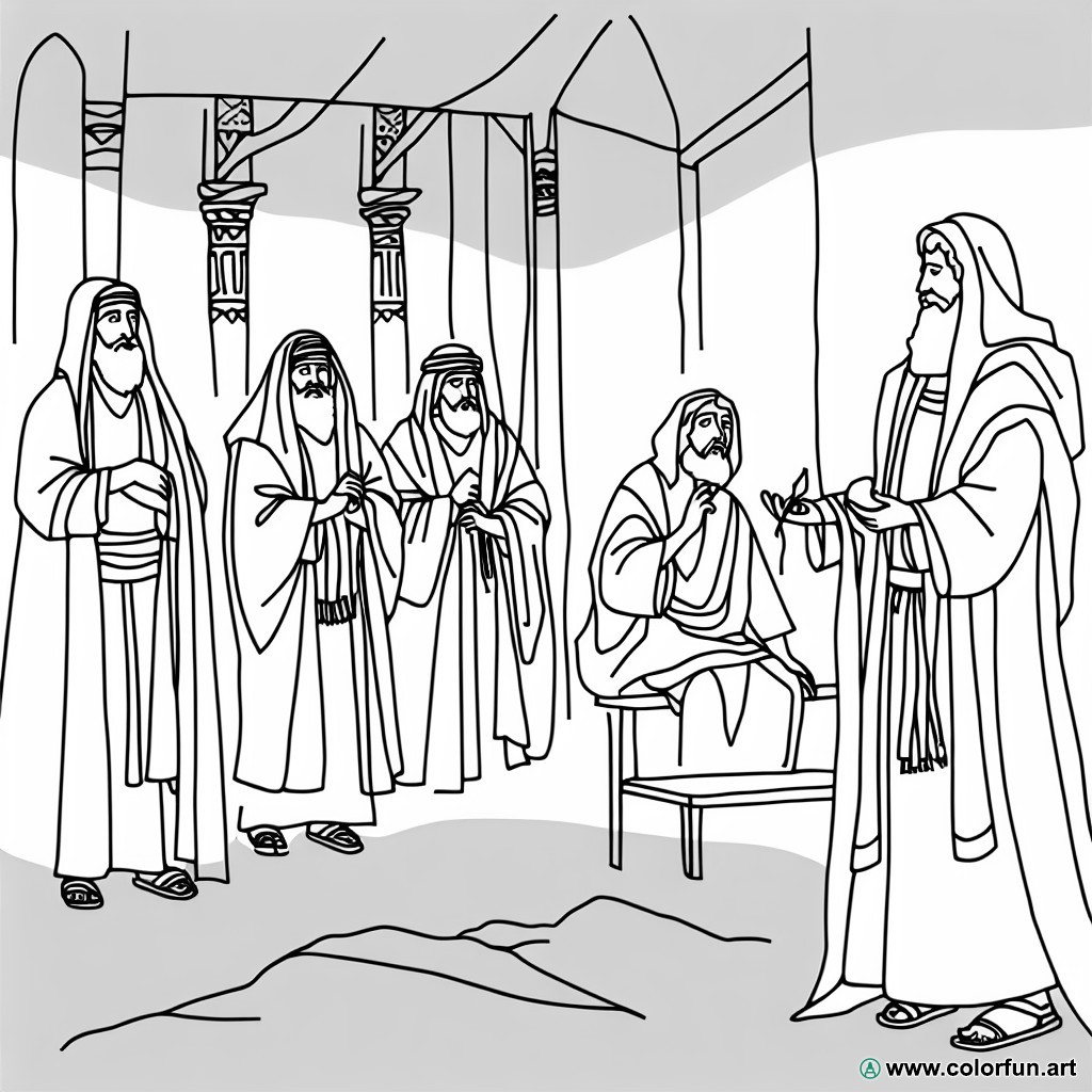 coloring page bible for adults