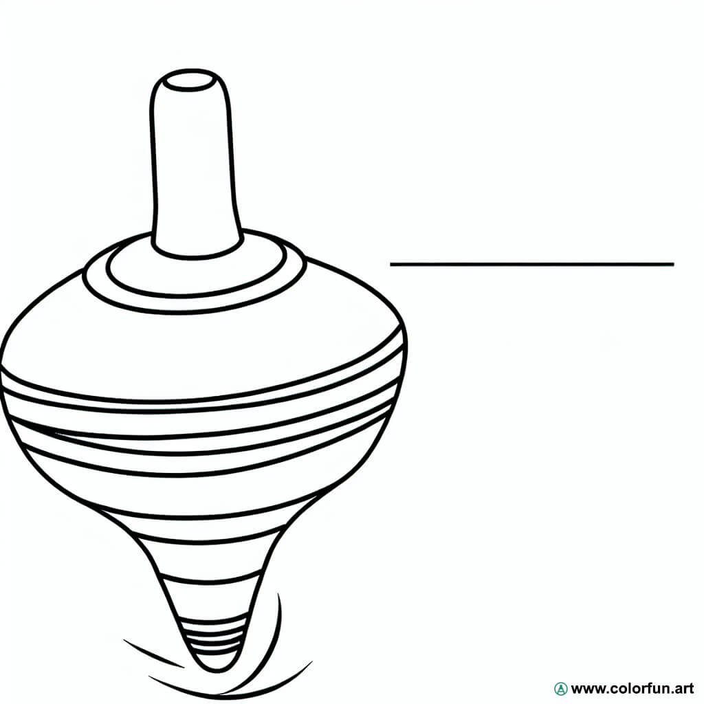 coloring page beyblade spinning top