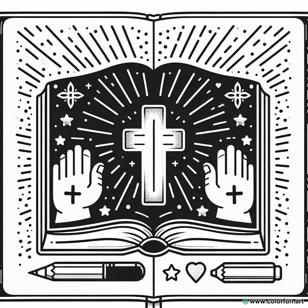 Catholic coloring page
