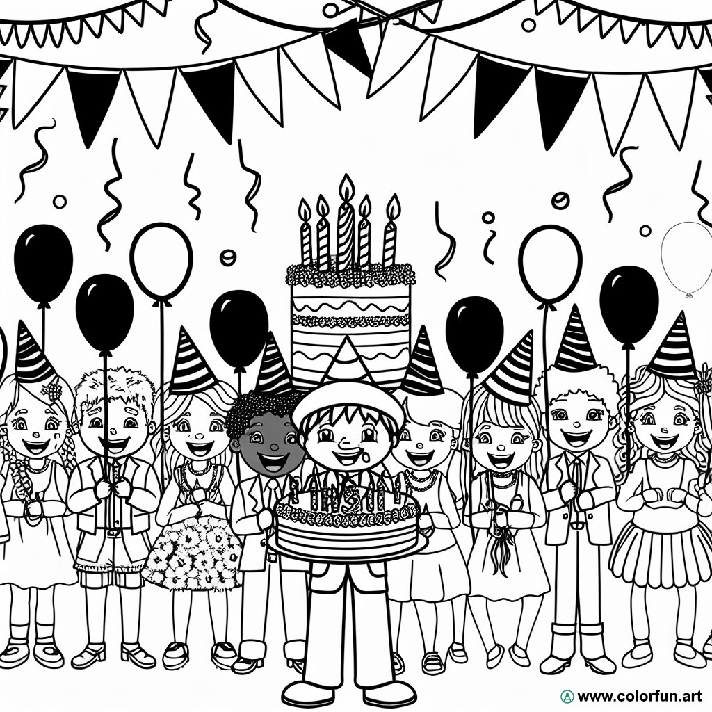 coloring page event