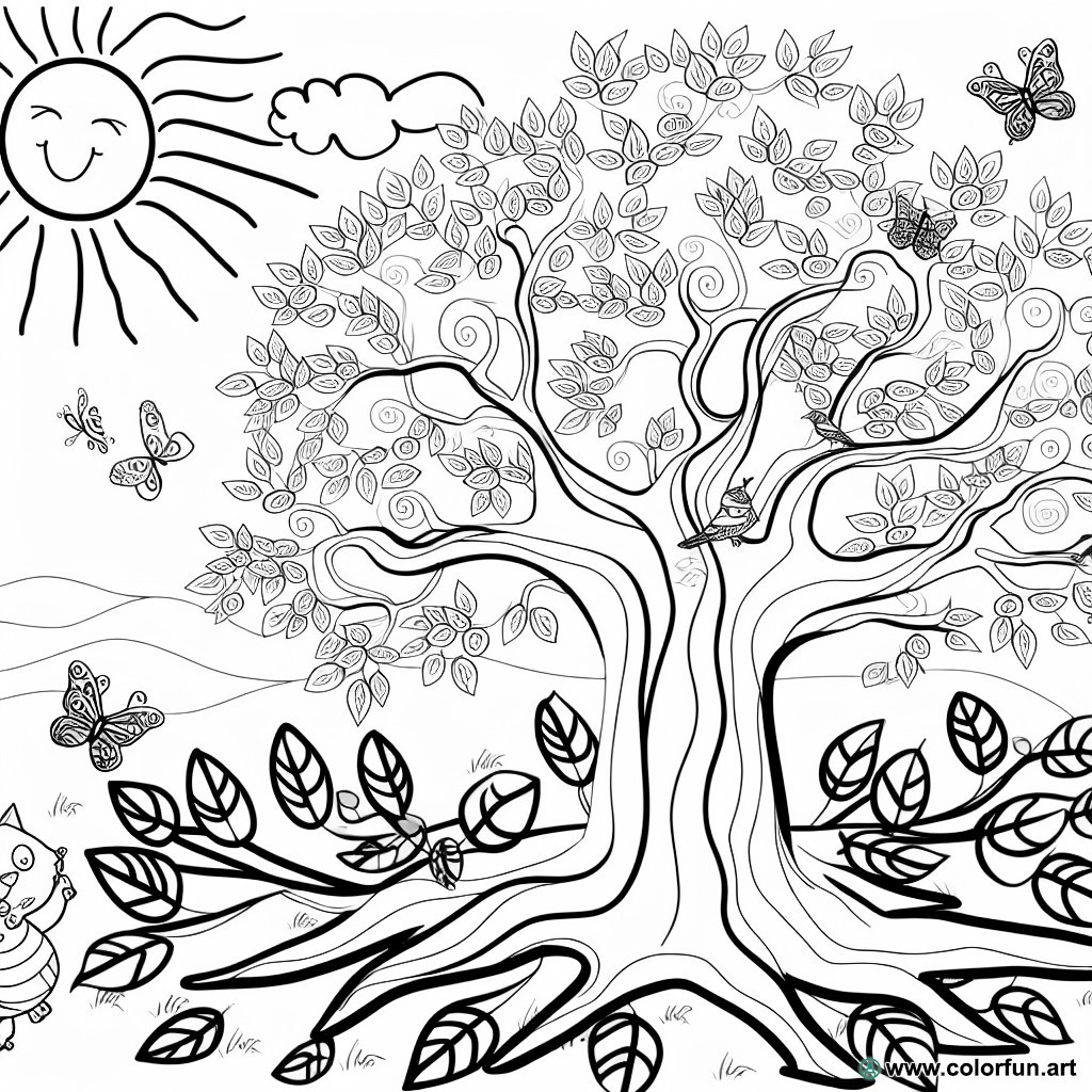 peaceful coloring page