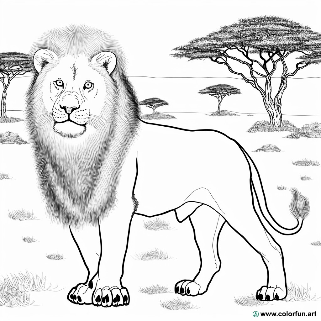 realistic animal coloring pages