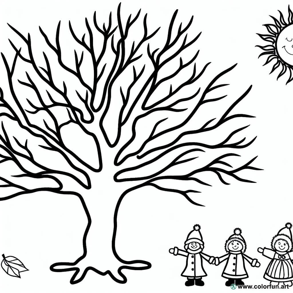 coloring page november kindergarten