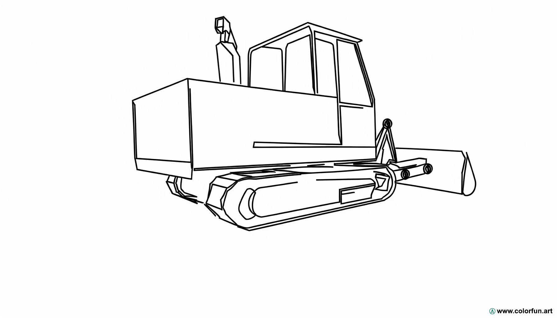 coloring page construction vehicle for adults