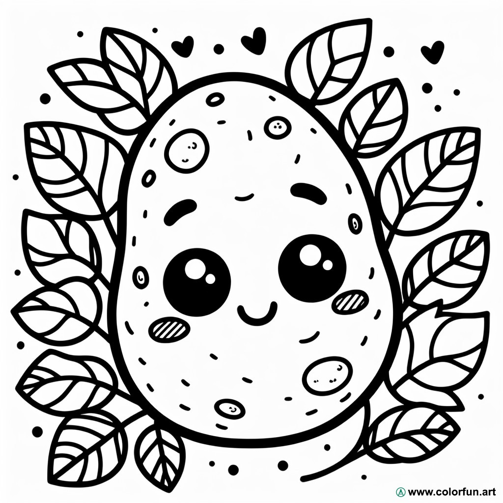 coloring page creative apple