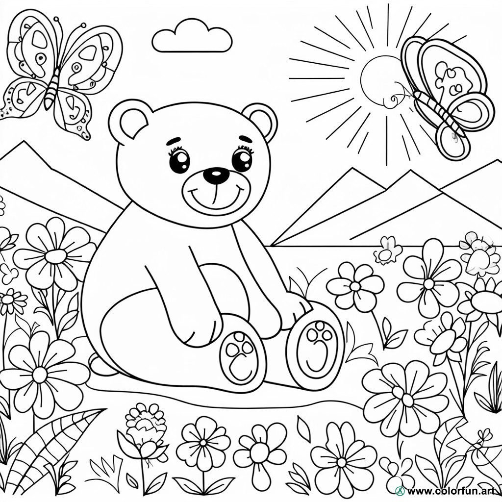 Simple coloring page