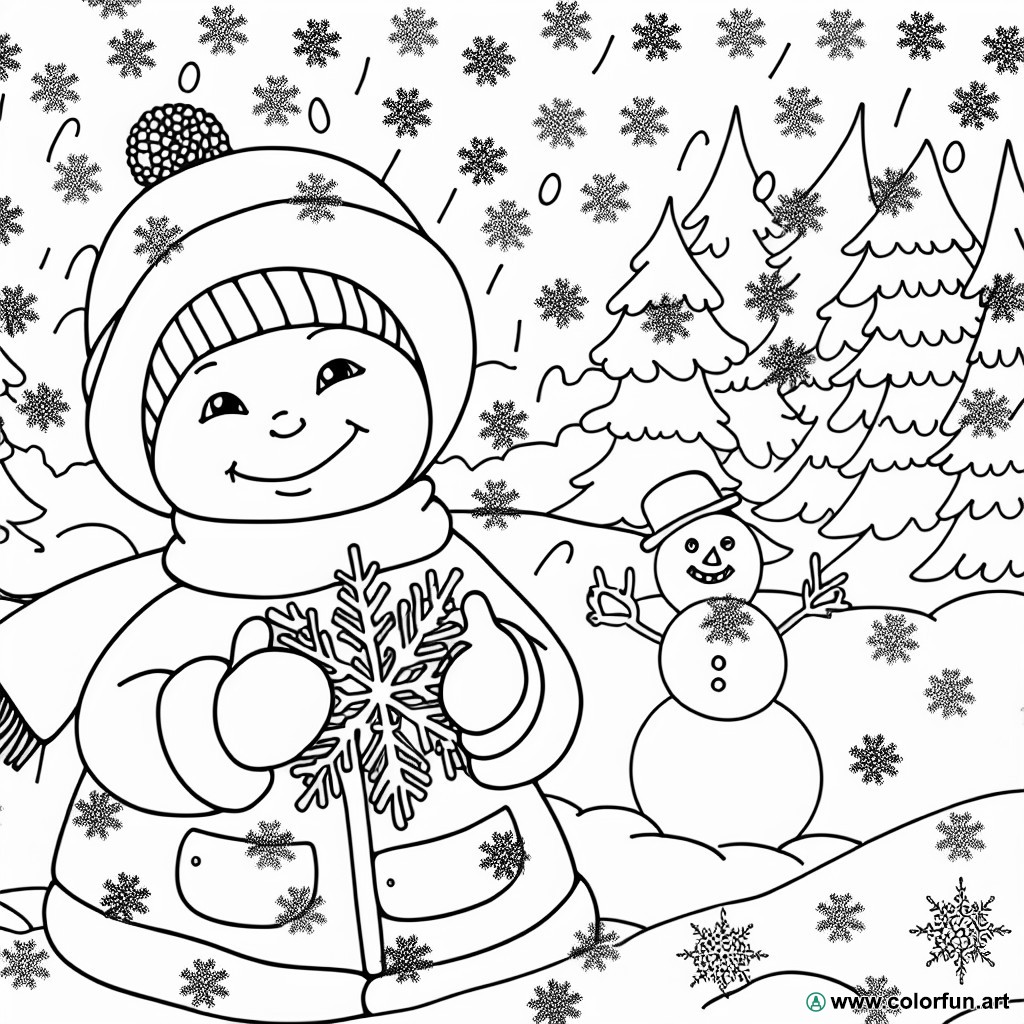 blizzard coloring page