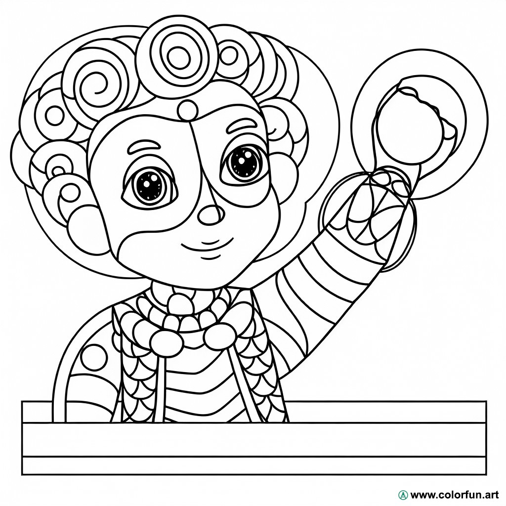 detailed coloring page