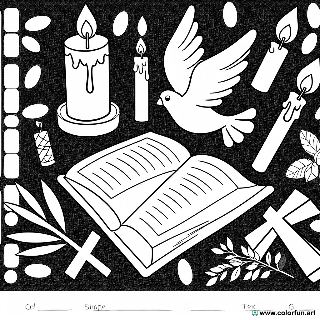 religious adult coloring page
