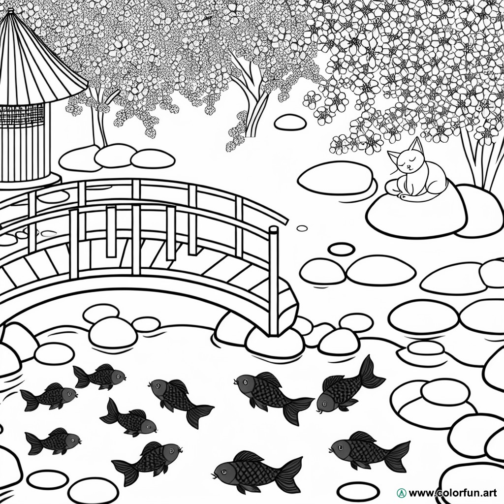 Soothing coloring page